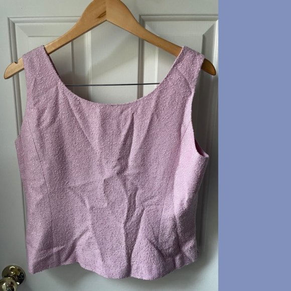 Kasper Powder Pink Boucle 3-Piece Suit - Picture 8 of 15